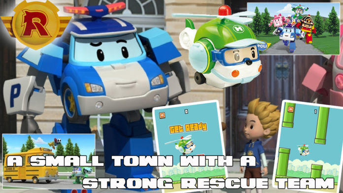 Screenshot of Robocar Poli 2014 - Helly Tiny helicopter - Kids Game