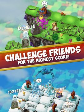 하늘뛰어넘다사거 - 무한아케이드호퍼 게임 스크린샷