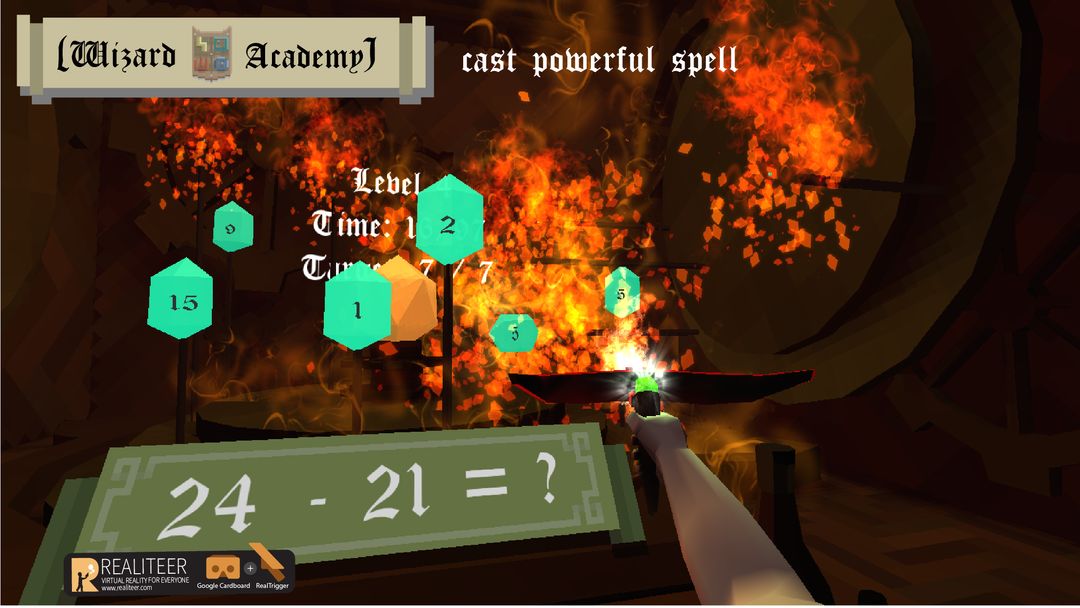 Wizard Academy VR screenshot game