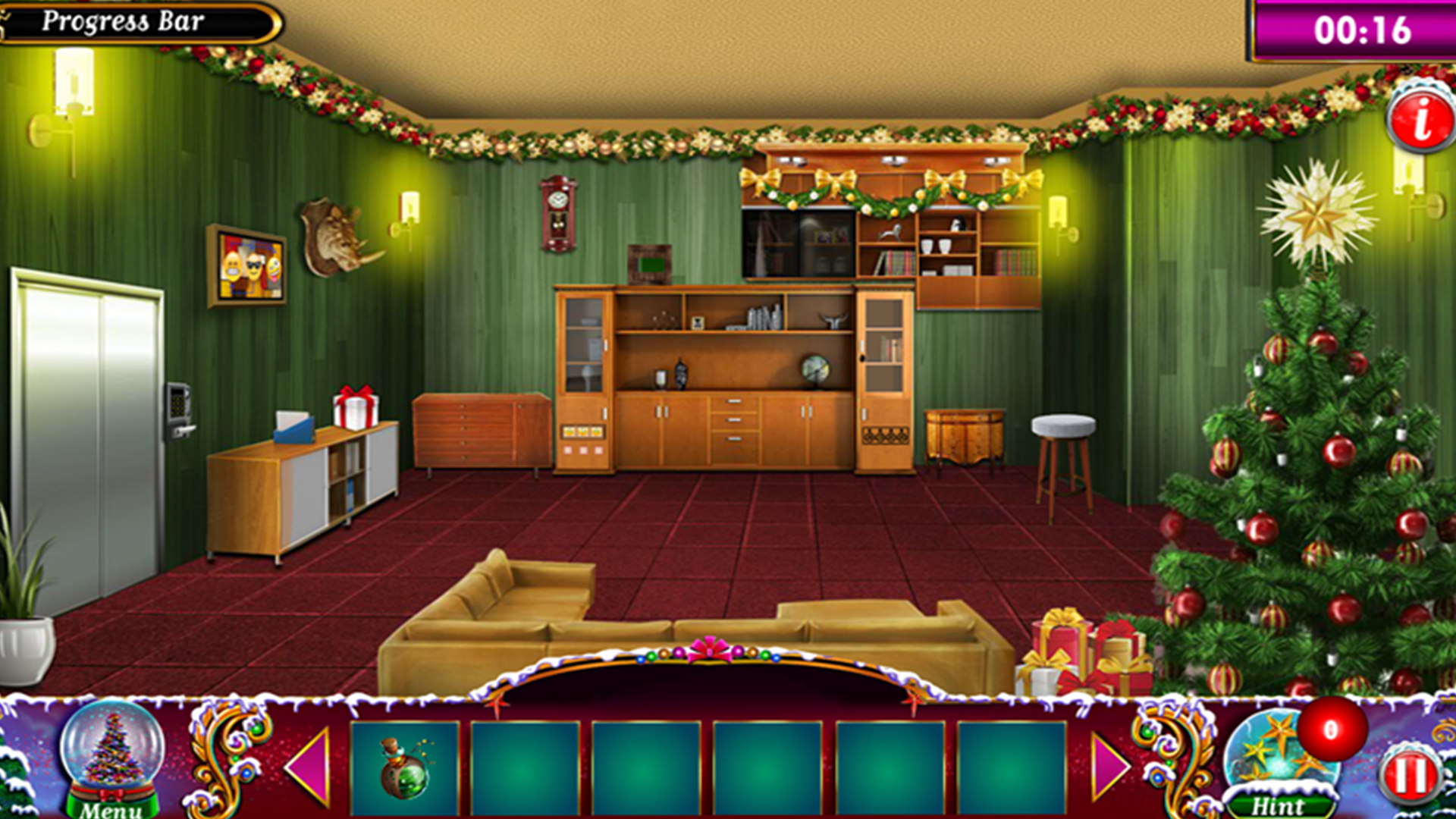 크리스마스 방 탈출 휴가 게임 스크린샷