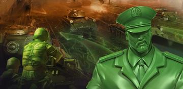 Banner of Army Men Strike - Military Strategy Simulator 