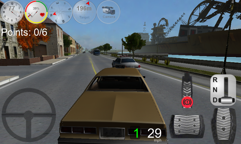 Taxi Driver Game Screenshot