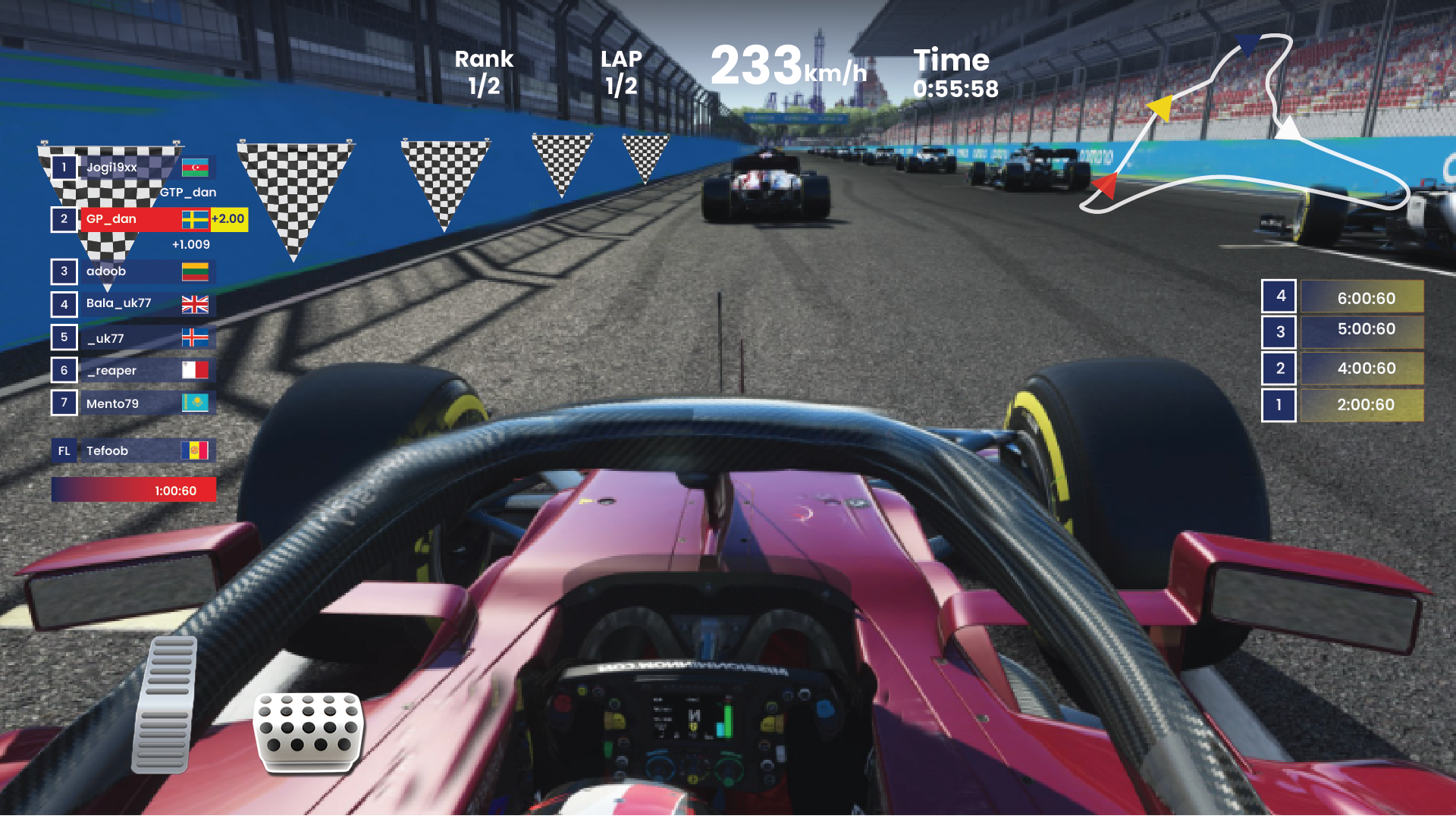Screenshot of Formula Car Games Racing Games