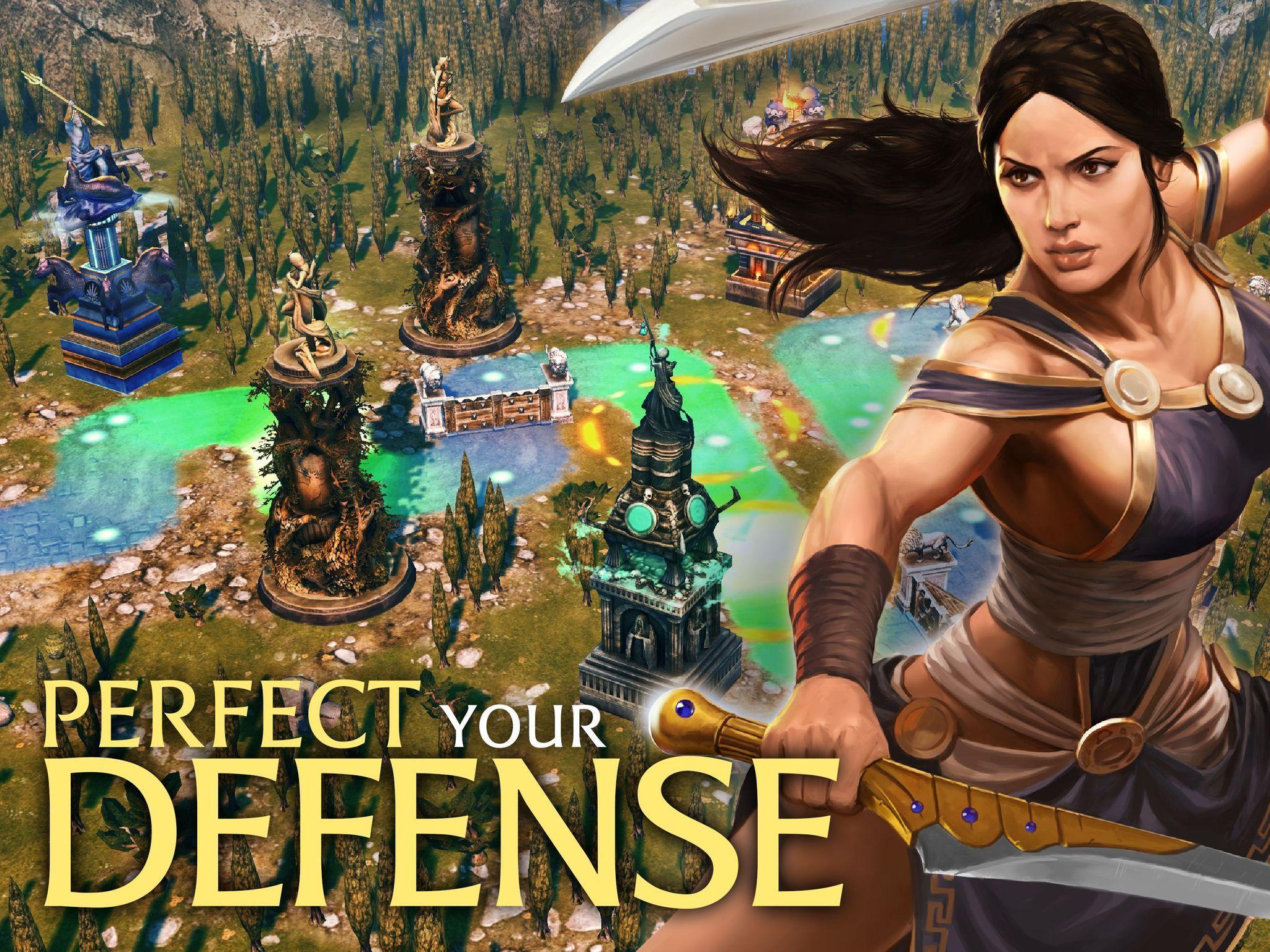 Captura de Tela do Jogo Olympus Rising: Strategy game