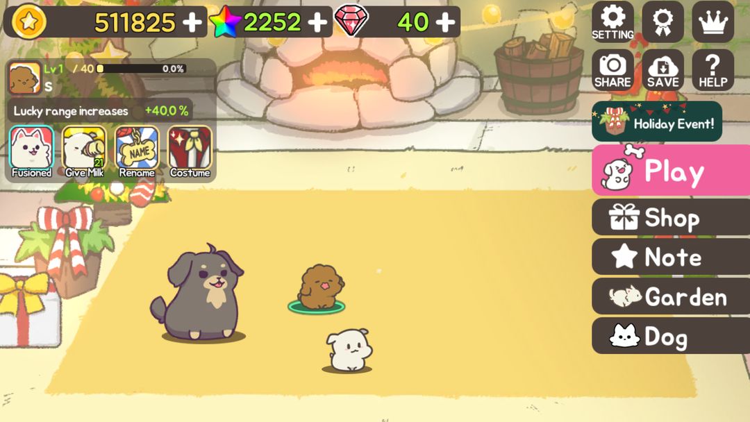 FeeDog - Raising Dog ภาพหน้าจอเกม