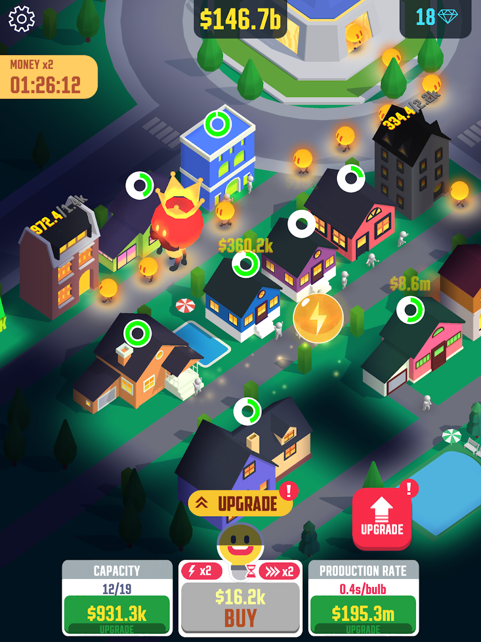 Screenshot 10 of Idle Light City: Clicker Games 