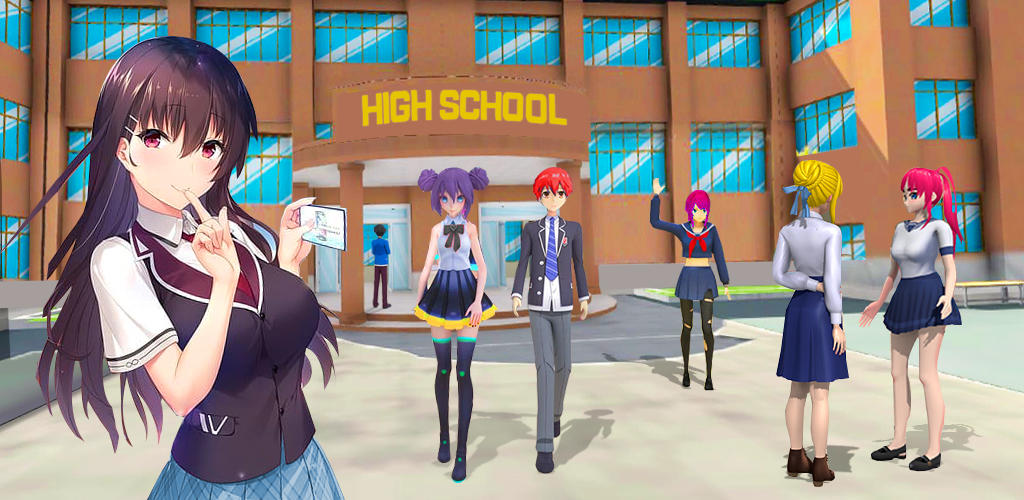 Jogos meninas da escola anime versão móvel andróide iOS apk baixar  gratuitamente-TapTap