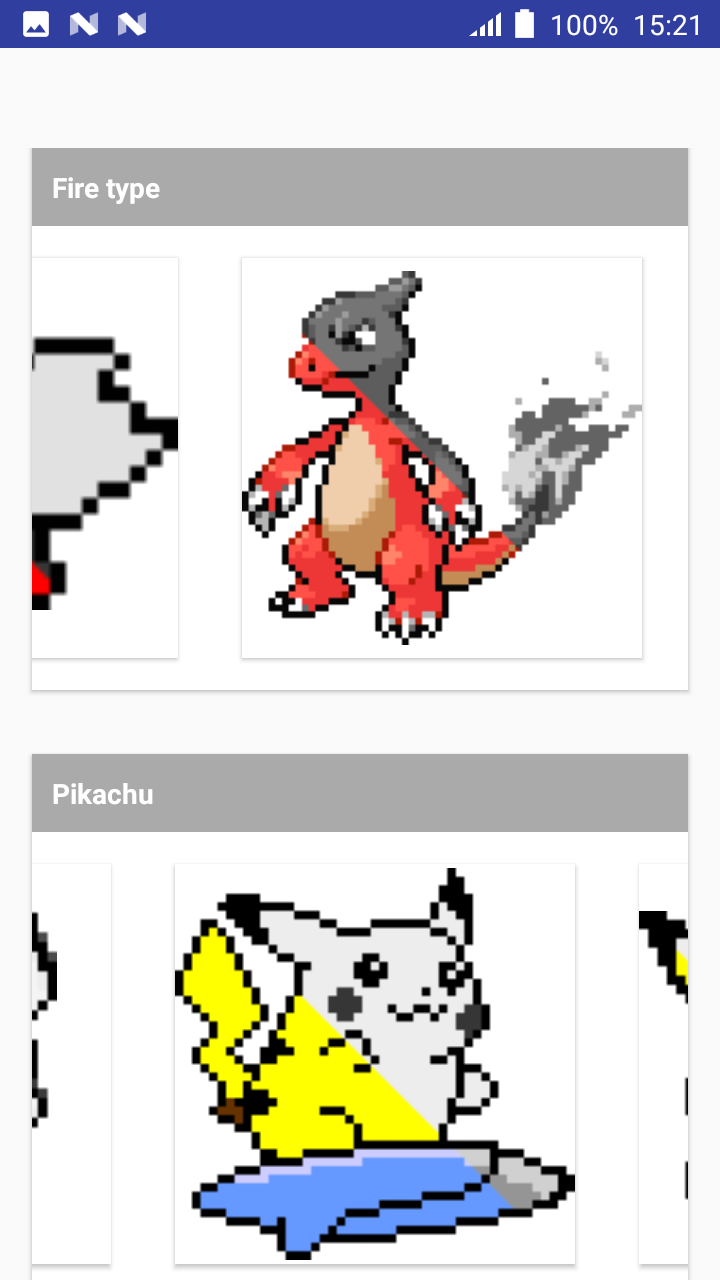 Screenshot of Color by Number Pokemon Pixel Art