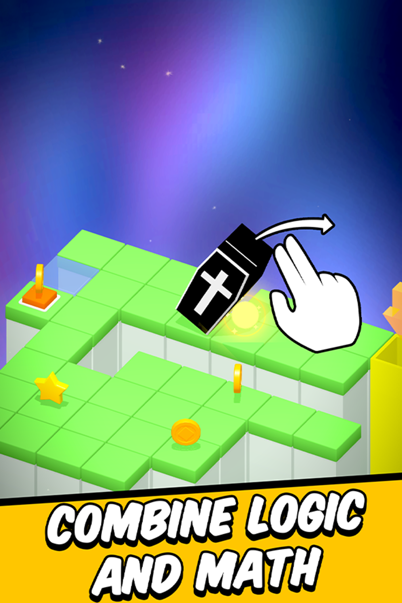 Rolling Blocks: Escape Puzzle Game Screenshot