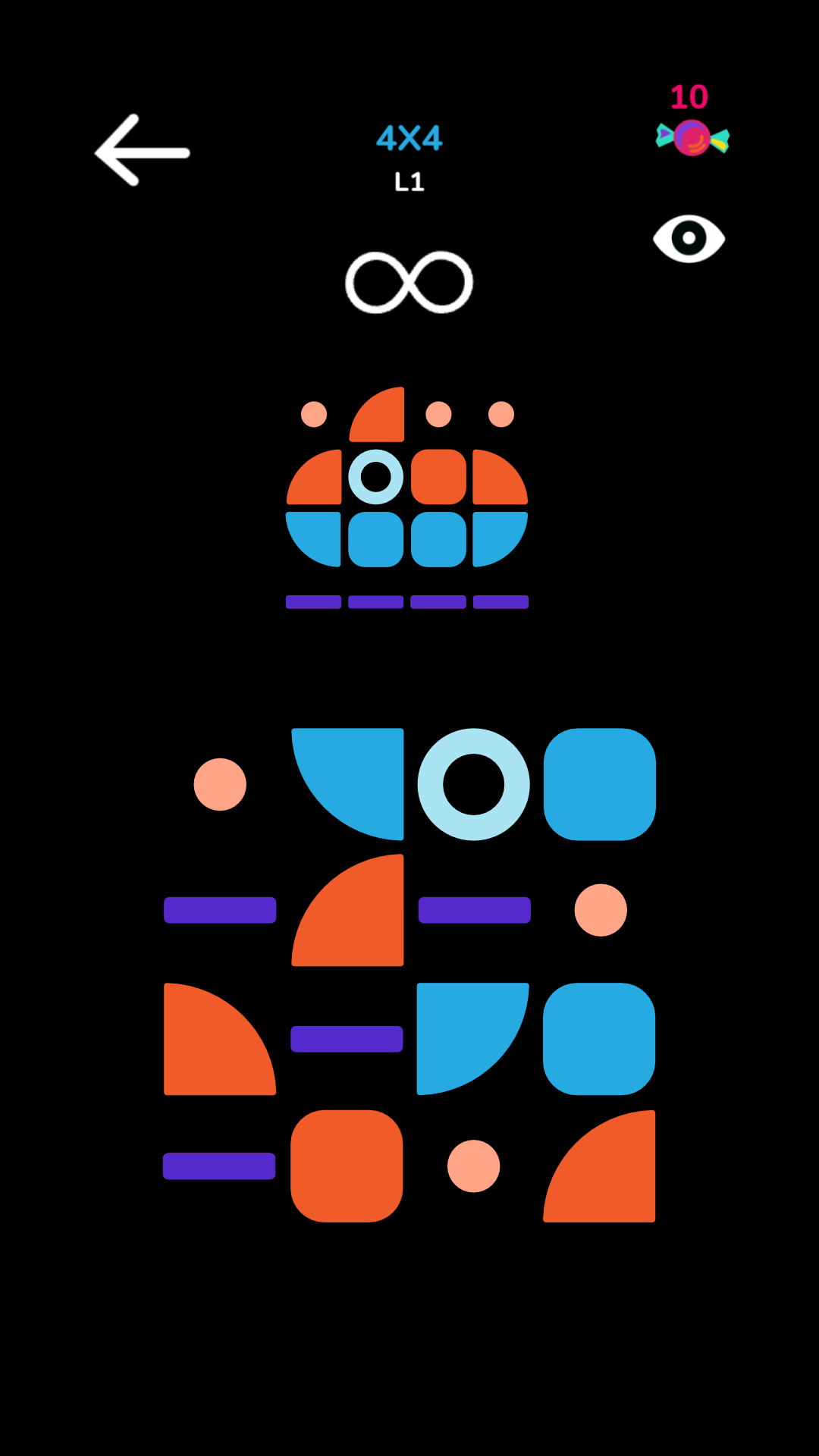 Color Roll : Slide Block Puzzle Game Screenshot