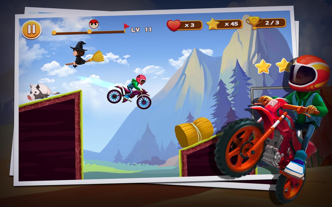 Stunt Moto Racing Game Screenshot