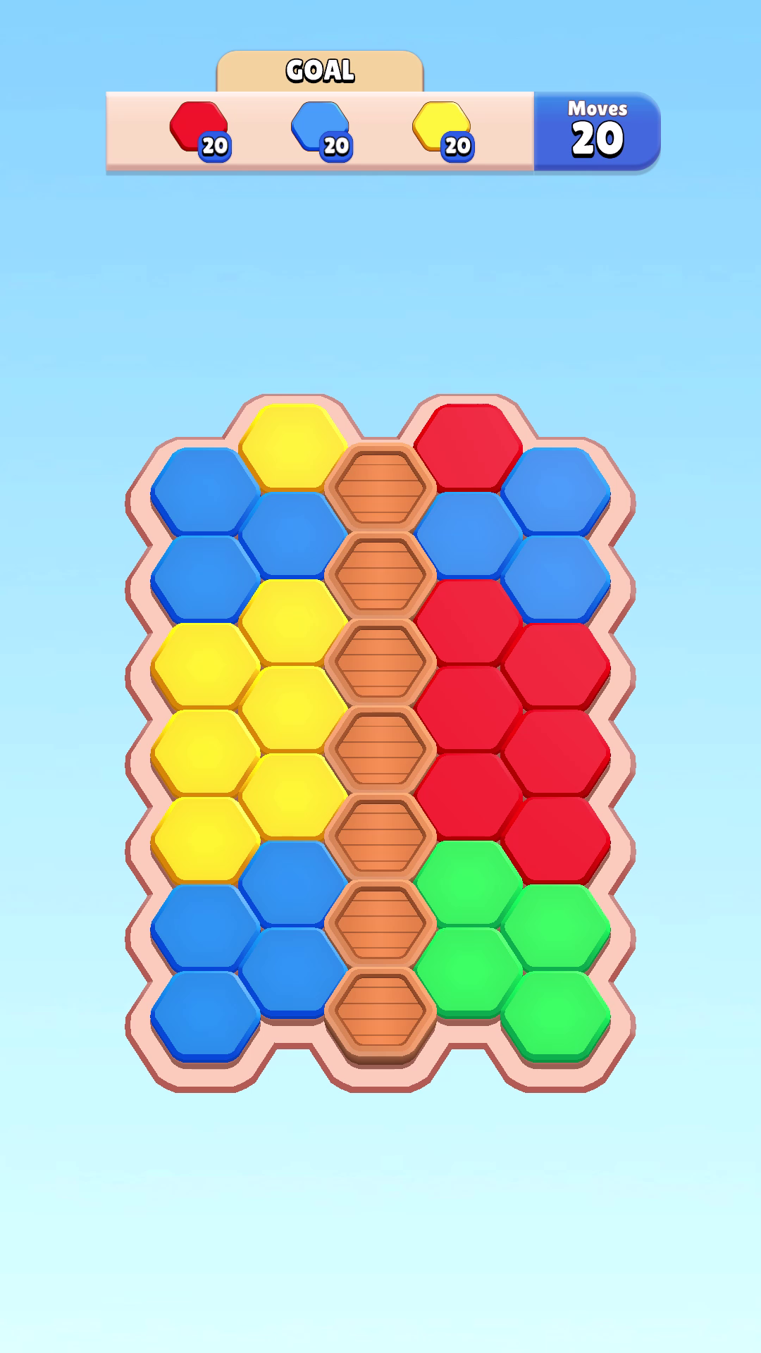 Hexa Stack 遊戲截圖