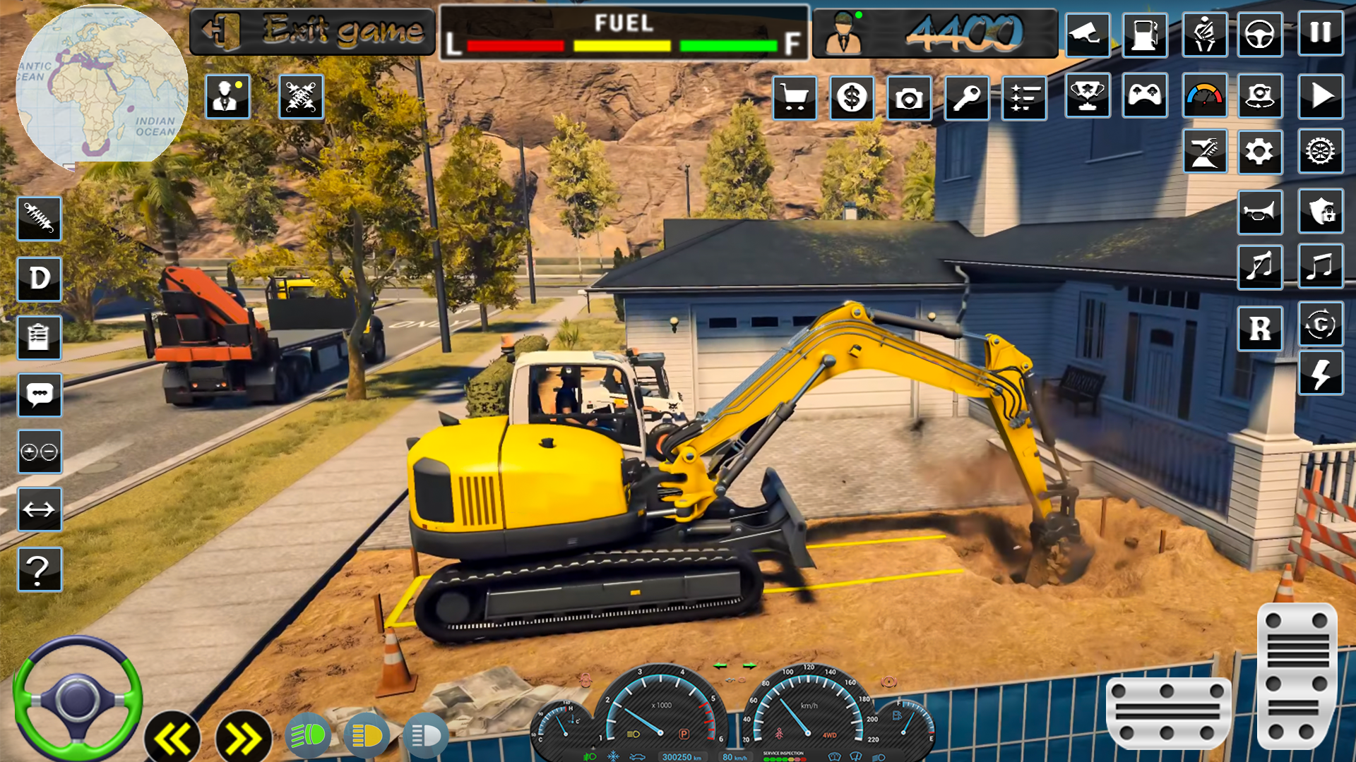 Captura de Tela do Jogo Bridge Construction JCB Game