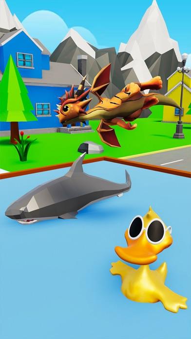 Animal Transform Shift Race 3D Game Screenshot