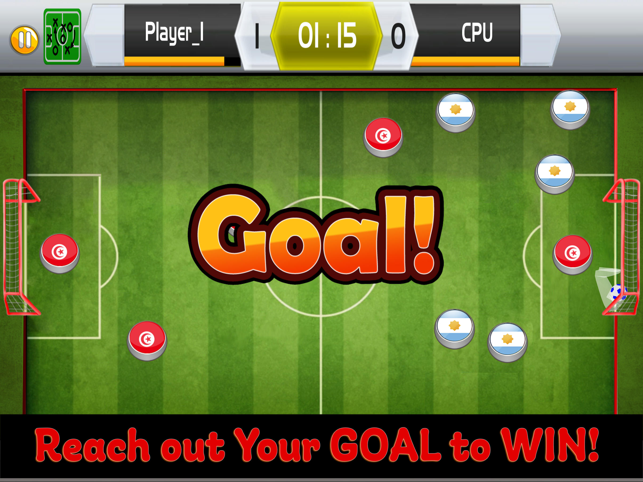 FlatSoccer Juego de futbol version móvil androide iOS-TapTap