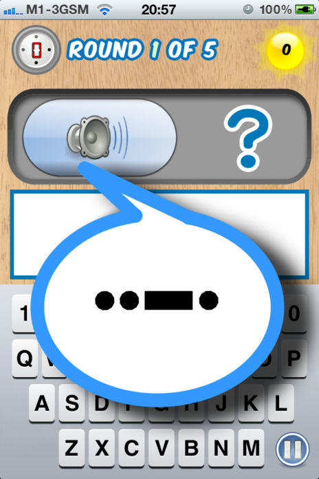 Cuplikan Layar Game Ace Morse Code Trainer for iPhone