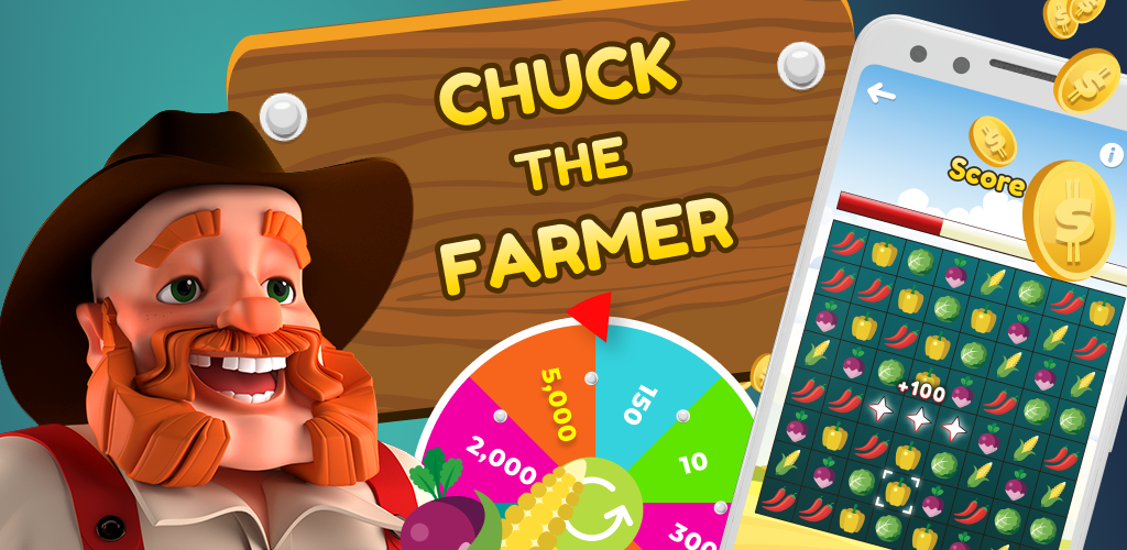 Banner of Chuck, o Fazendeiro: Jogue Jogos Divertidos 3.4