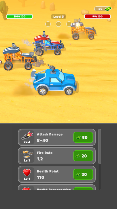 Скриншот игры Idle Assault Riders