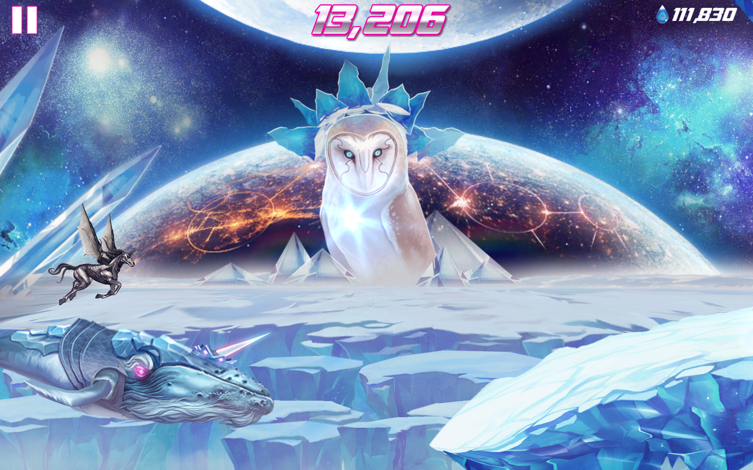 Robot Unicorn Attack 2 게임 스크린샷