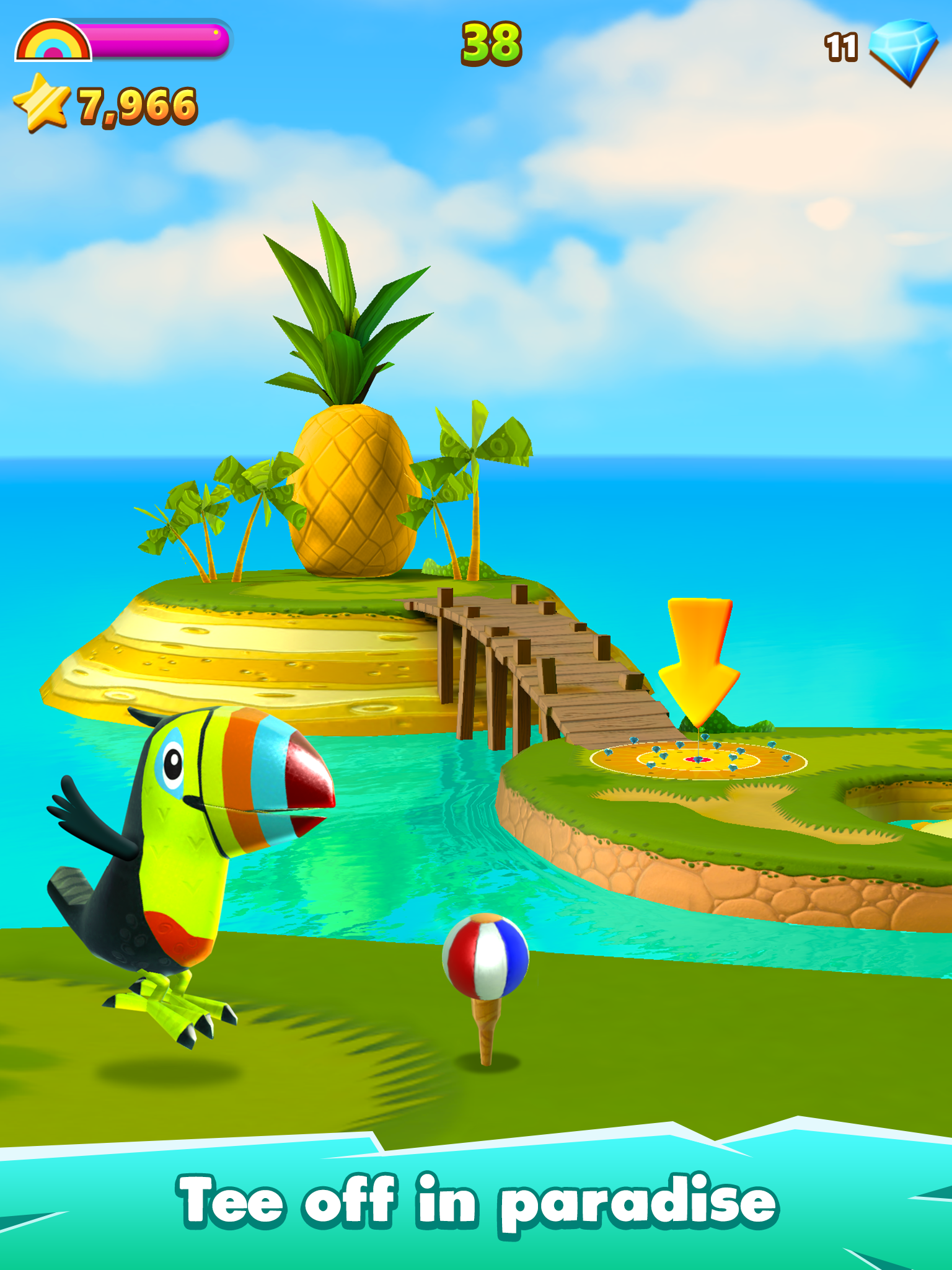 Screenshot of Golf Island