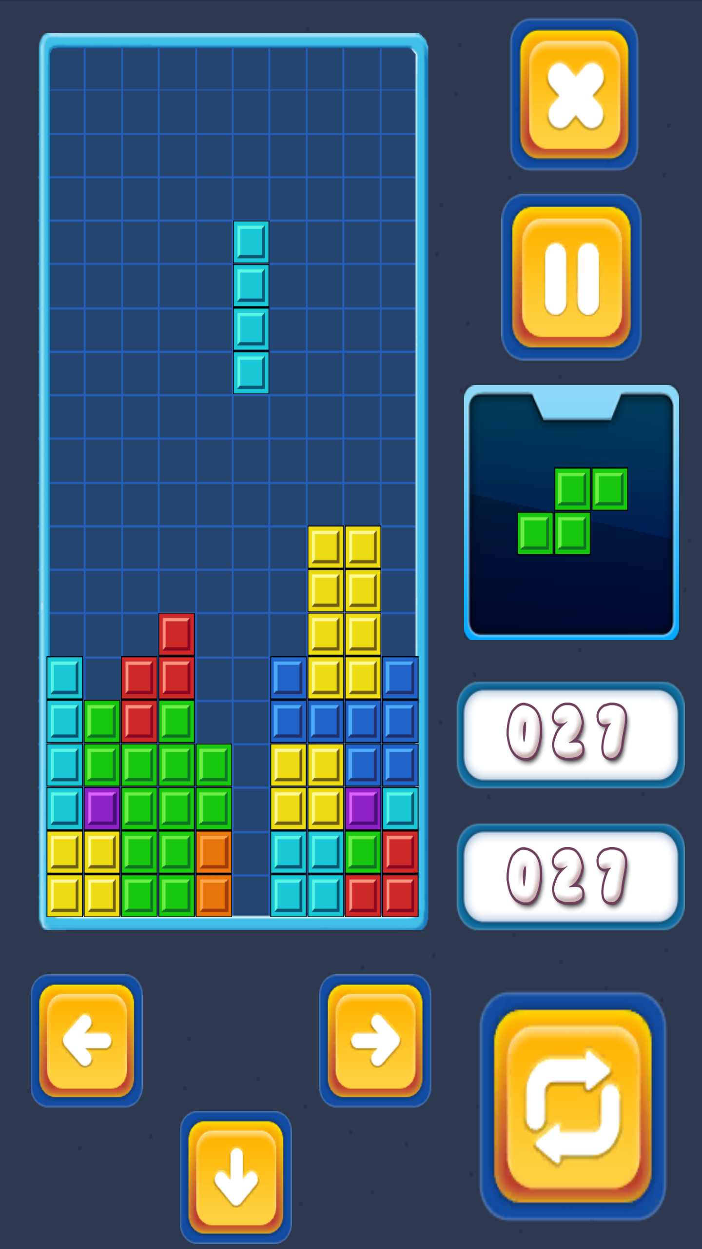 Brick Classic Tetris Game Screenshot