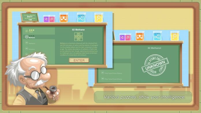 Atoms & Molecules Puzzle Game of Chemistry Game Screenshot