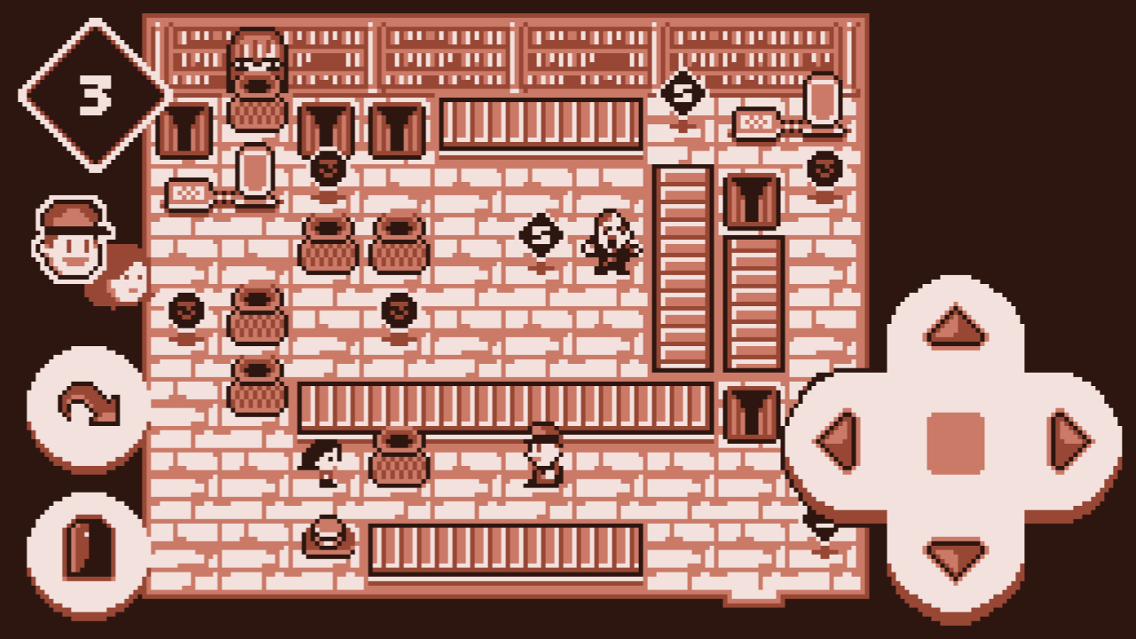 Warlock's Tower: Retro Puzzler ゲームのスクリーンショット