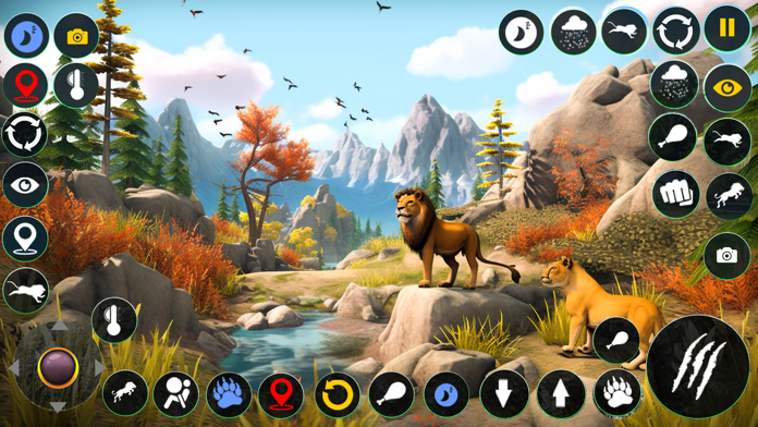 Screenshot of Wild Lion Simulator Hunting