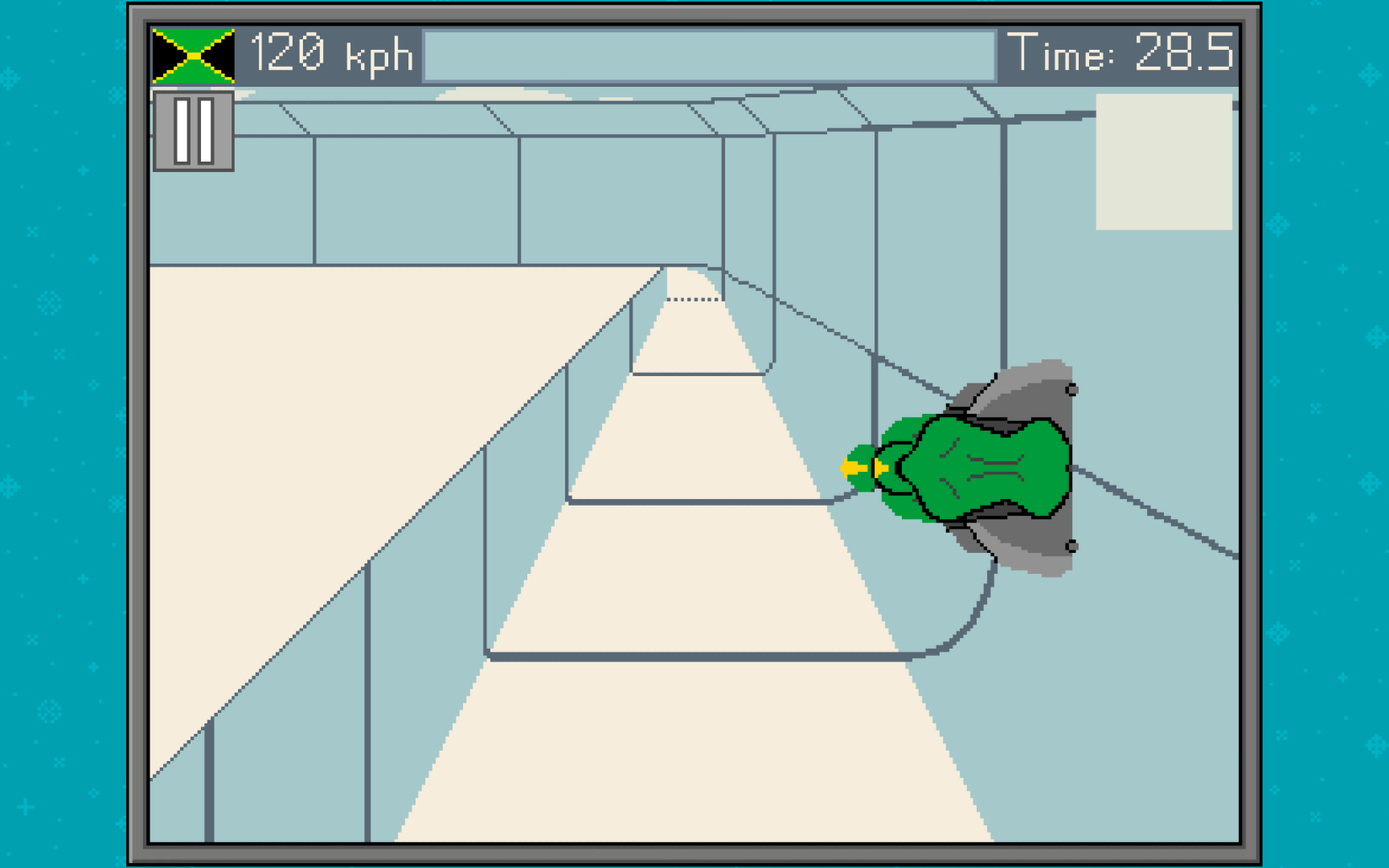 Retro Winter Sports 1986 Game Screenshot