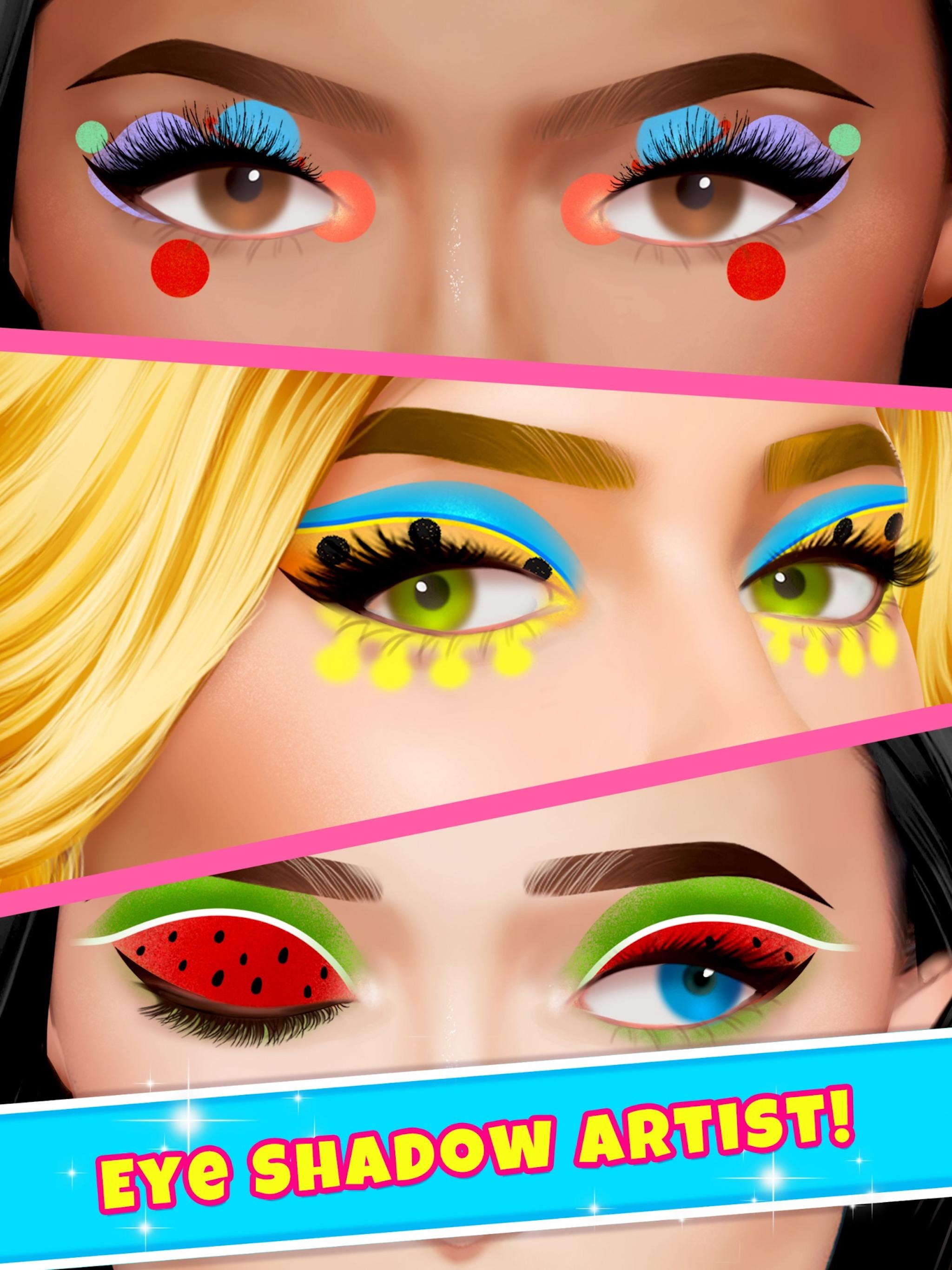Eye Makeup Artist Makeup Games ゲームのスクリーンショット