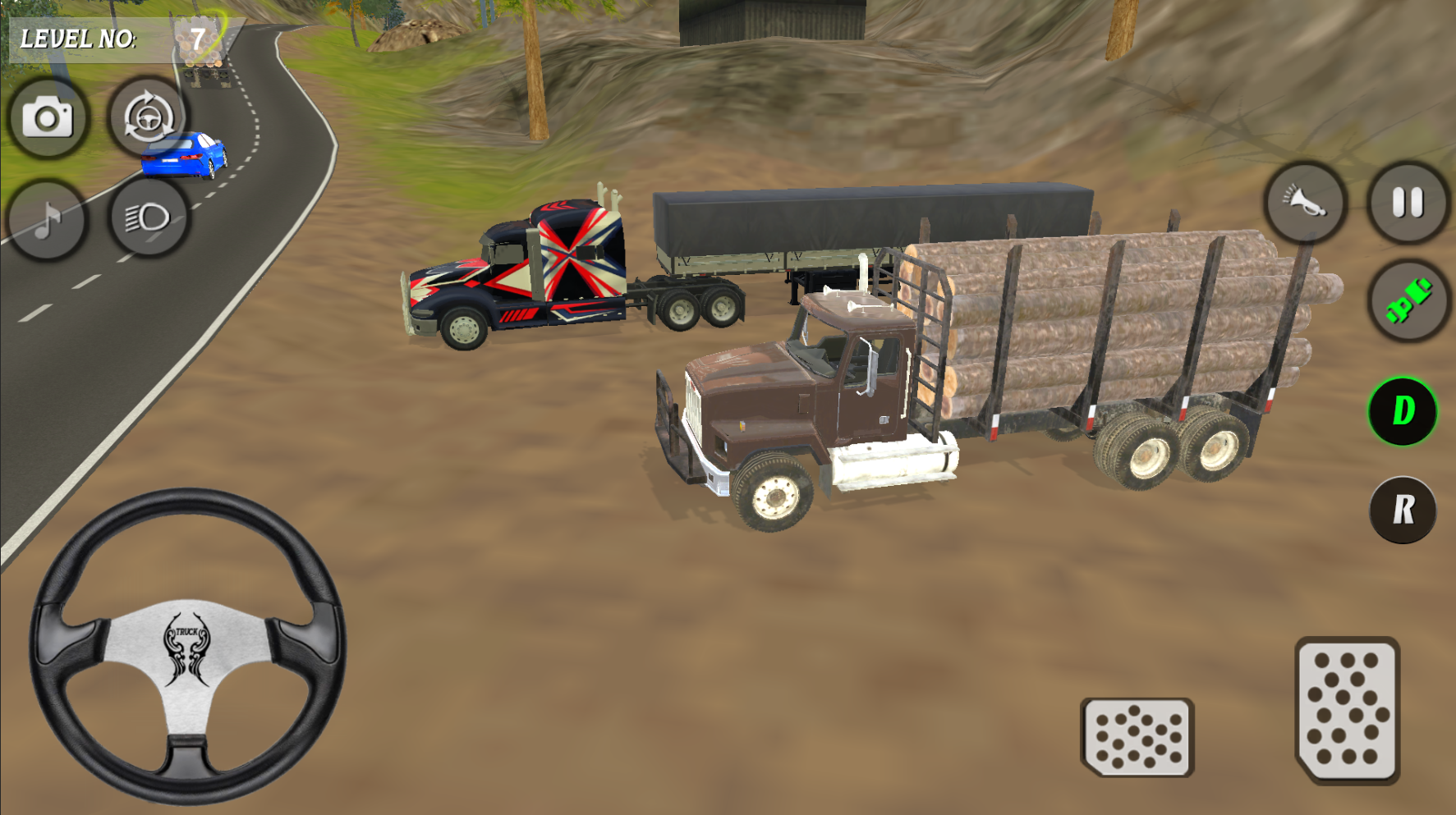 City Truck Cargo Game Sim 3D ゲームのスクリーンショット