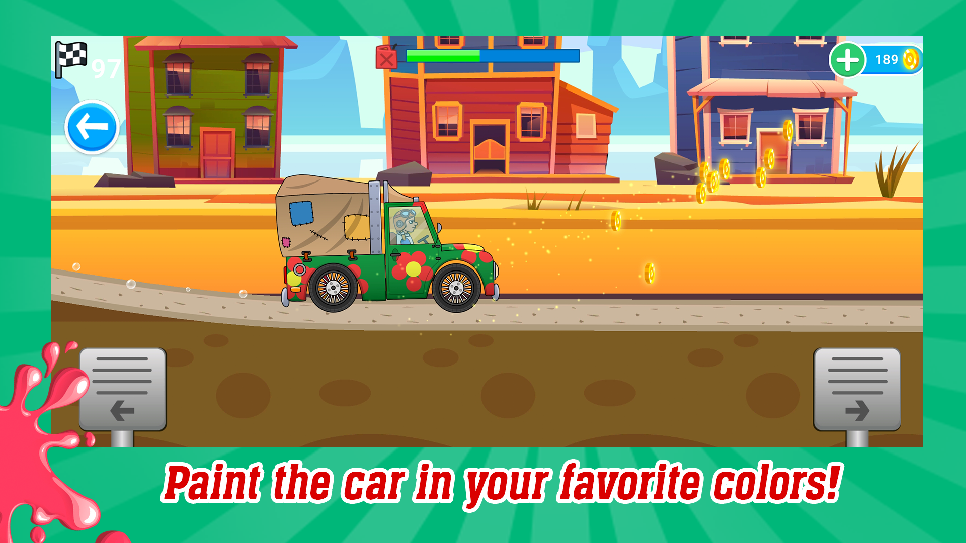 Hill race Game Screenshot