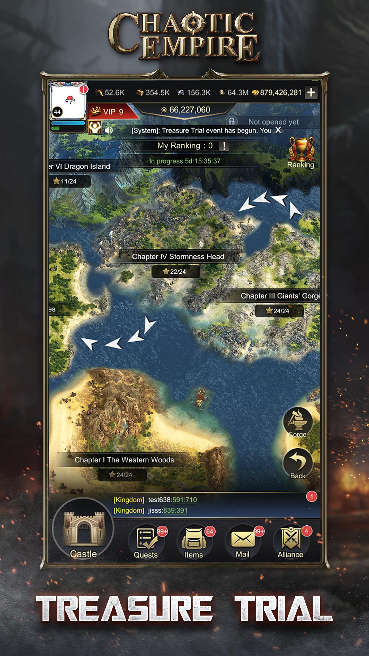 Chaotic Empire: Legendary Strategy Game Game Screenshot
