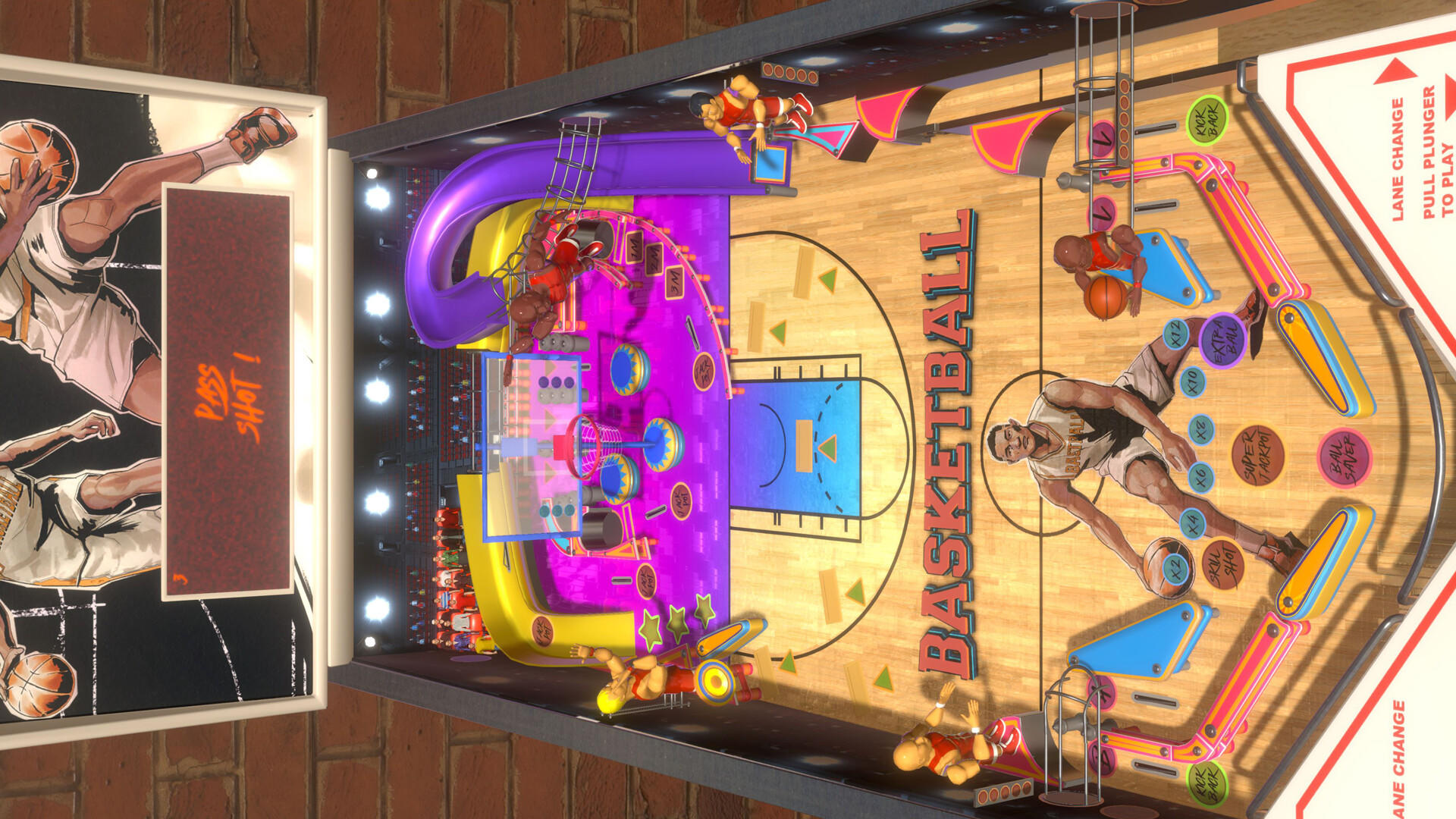 Basketball Pinball 게임 스크린 샷