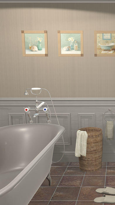 脱出ゲーム Rustic Bathroom Game Screenshot