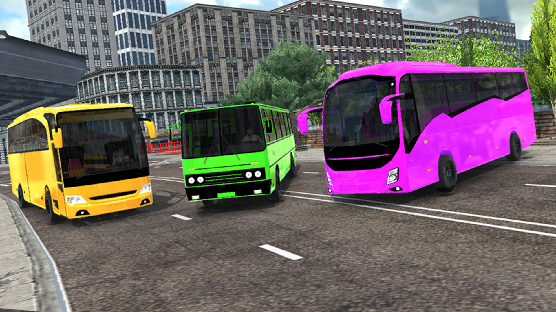 Cuplikan Layar Game Public Bus Simulator