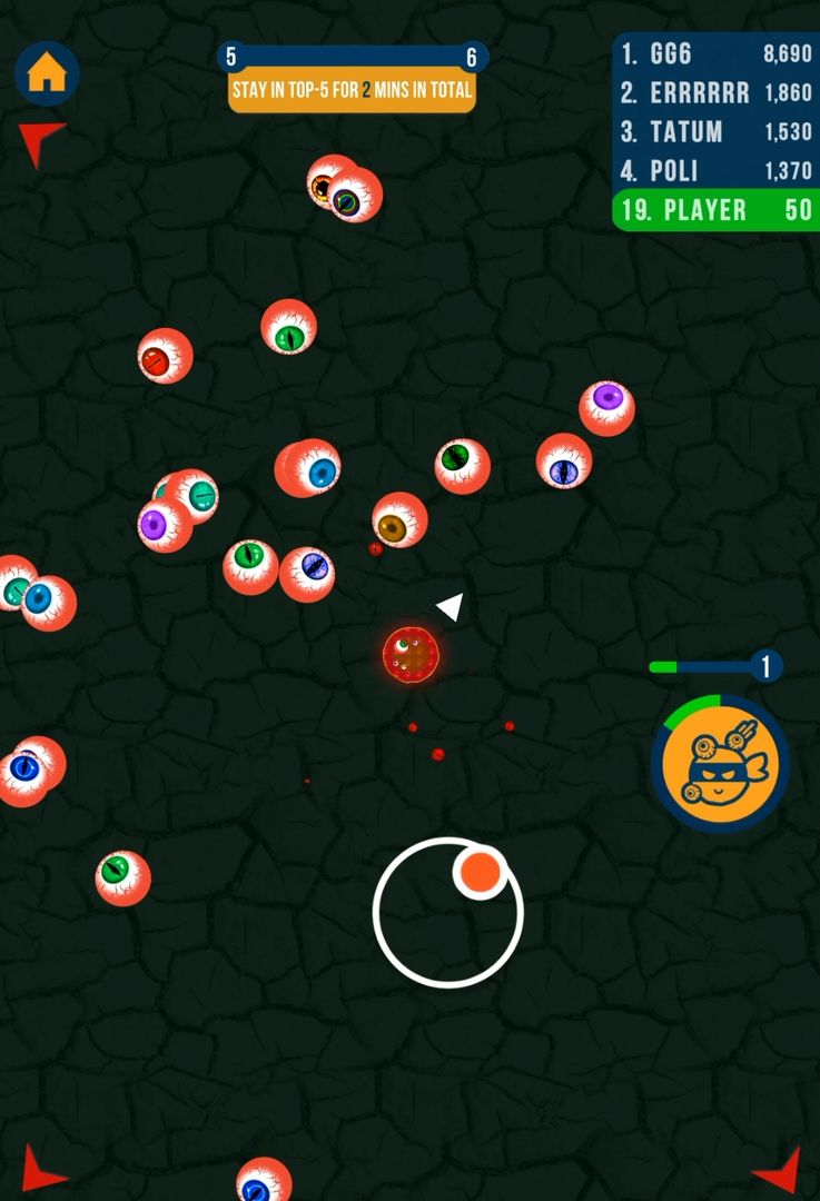 Screenshot of Alien Blob io