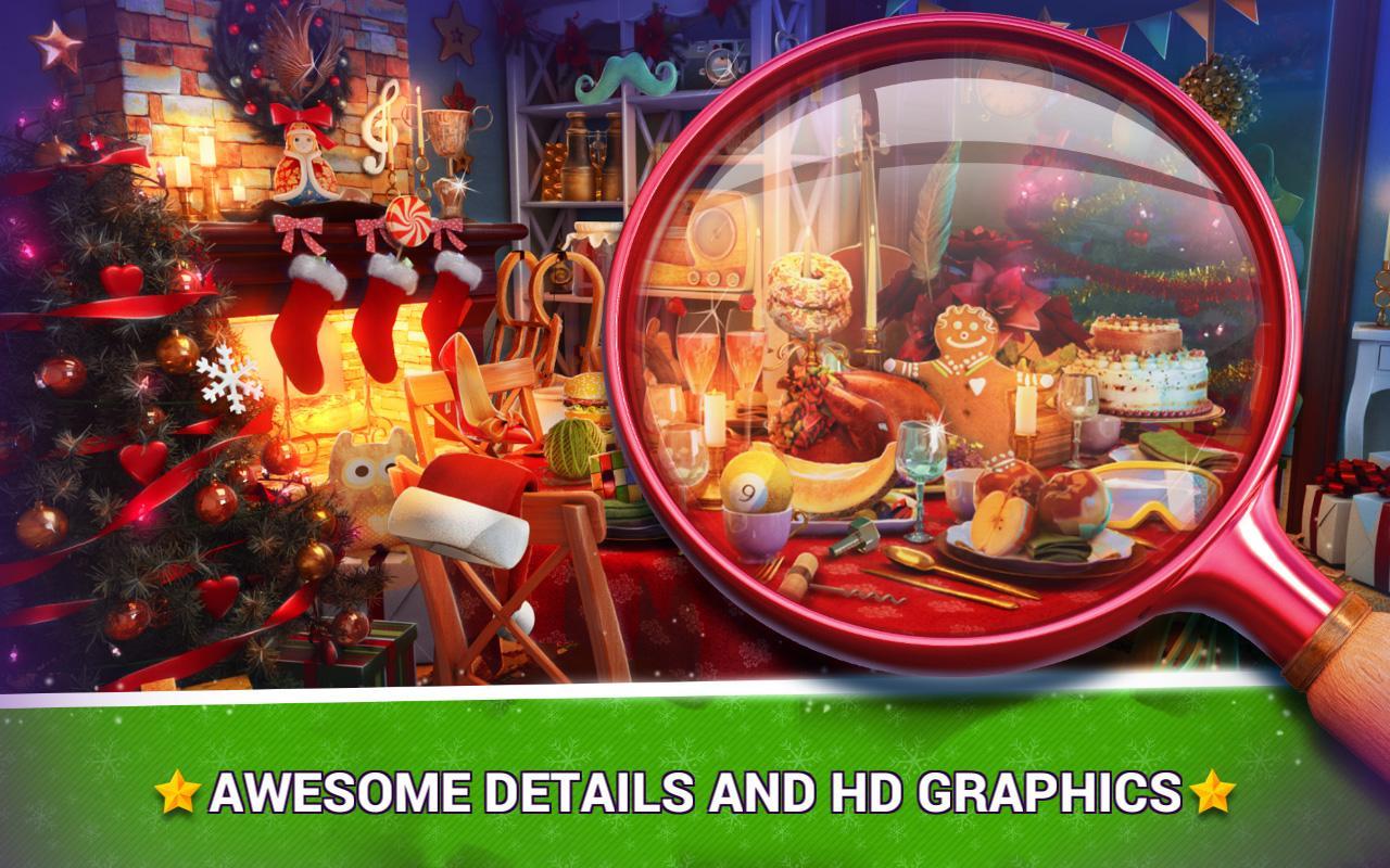 Hidden Objects Christmas Trees Game Screenshot