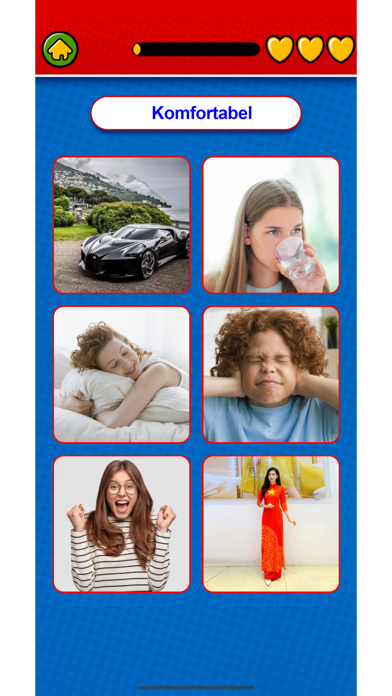 Learn Norwegian Flashcards Game Screenshot