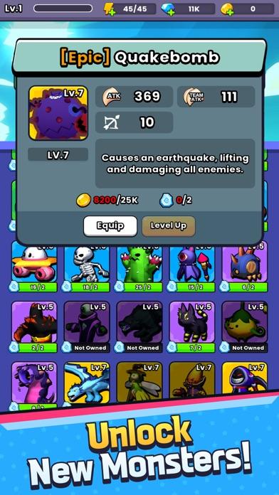 Monstars Evolution Defense TD Game Screenshot