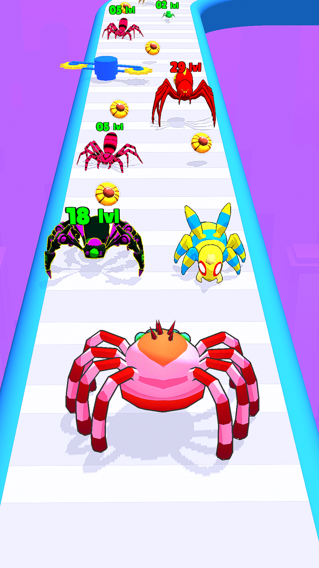 Screenshot of Spider & Insect Evolution Run