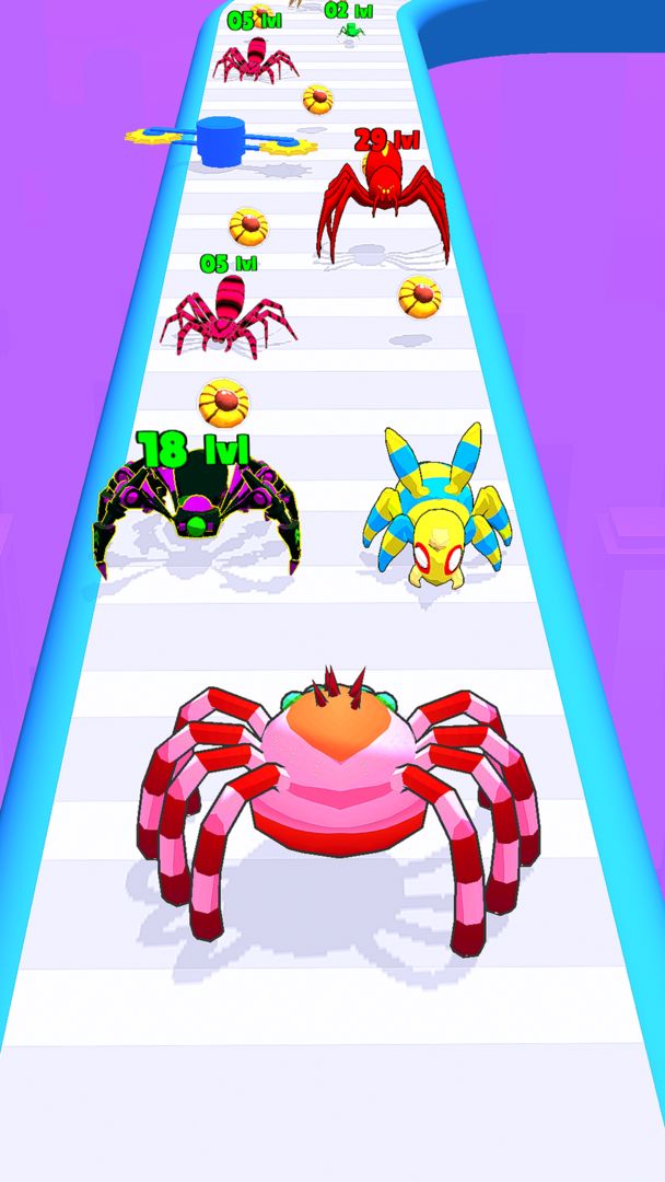 Spider & Insect Evolution Run ภาพหน้าจอเกม