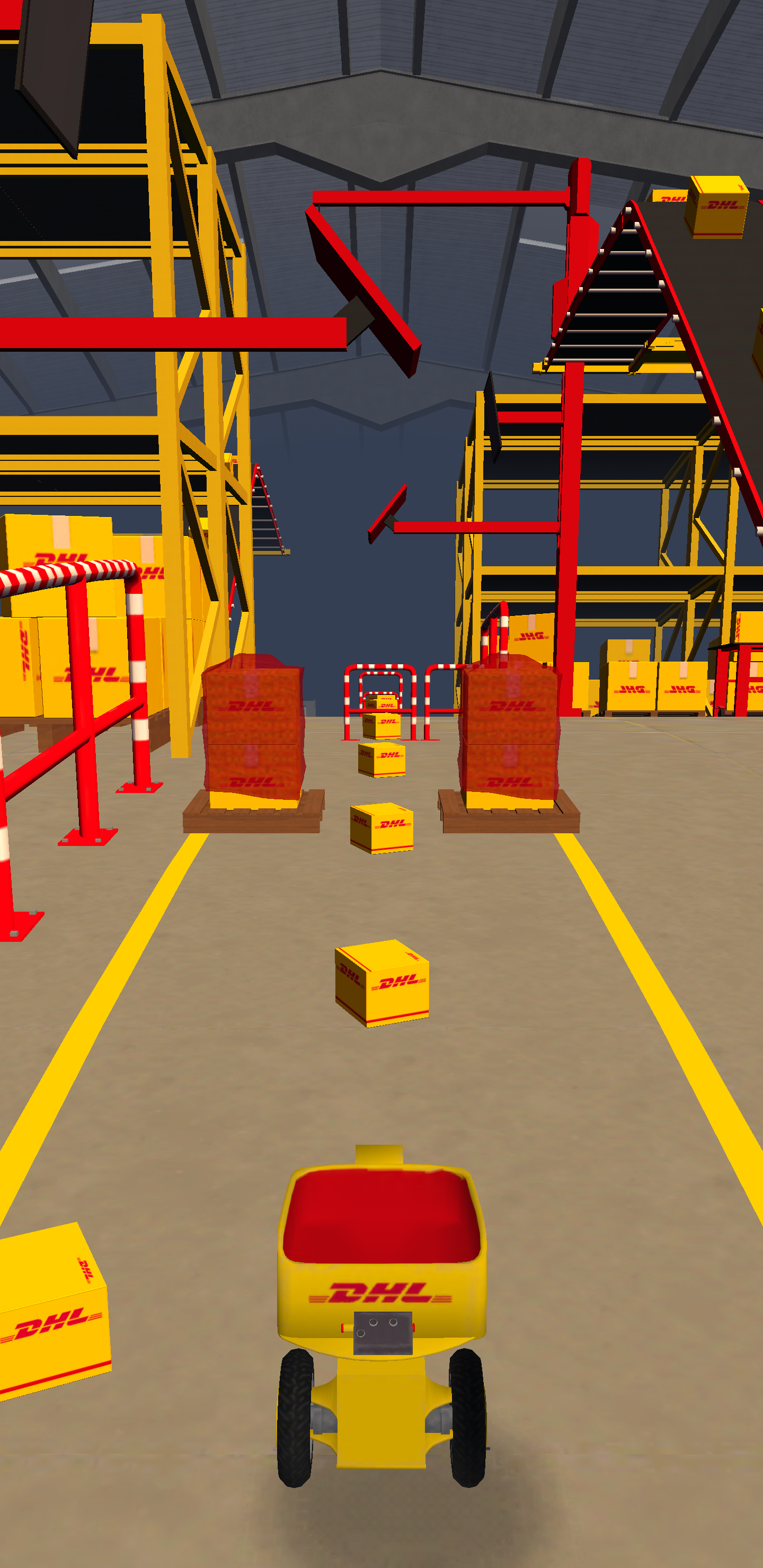 Screenshot of DHL EffiBOT Dash