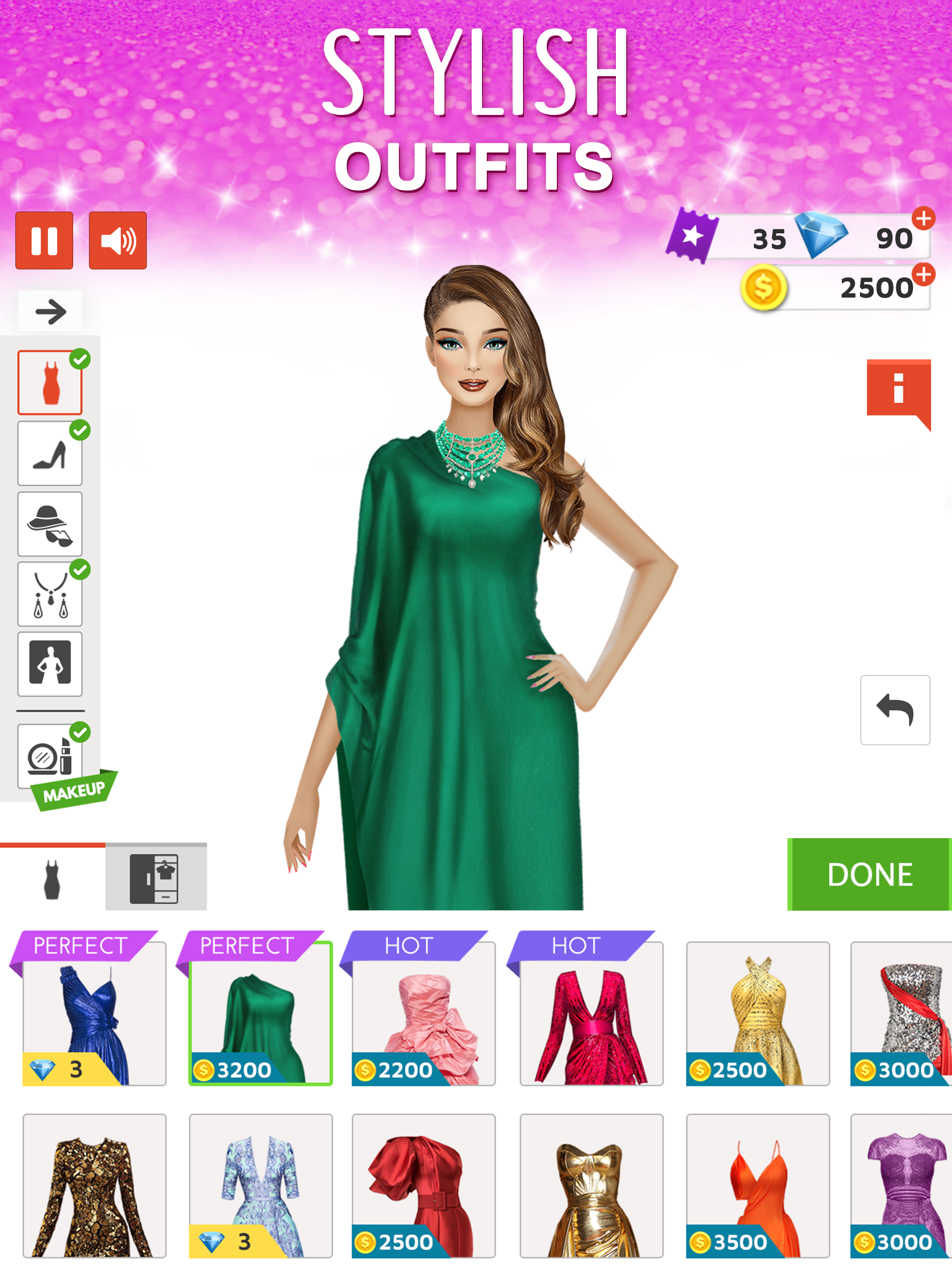 Fashion Stylist: Dress Up Game Game Screenshot