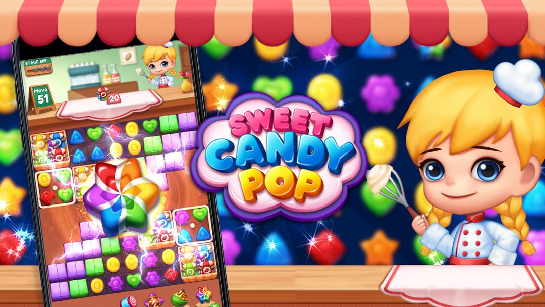 Screenshot of Sweet Candy POP : Match 3 Puzzle