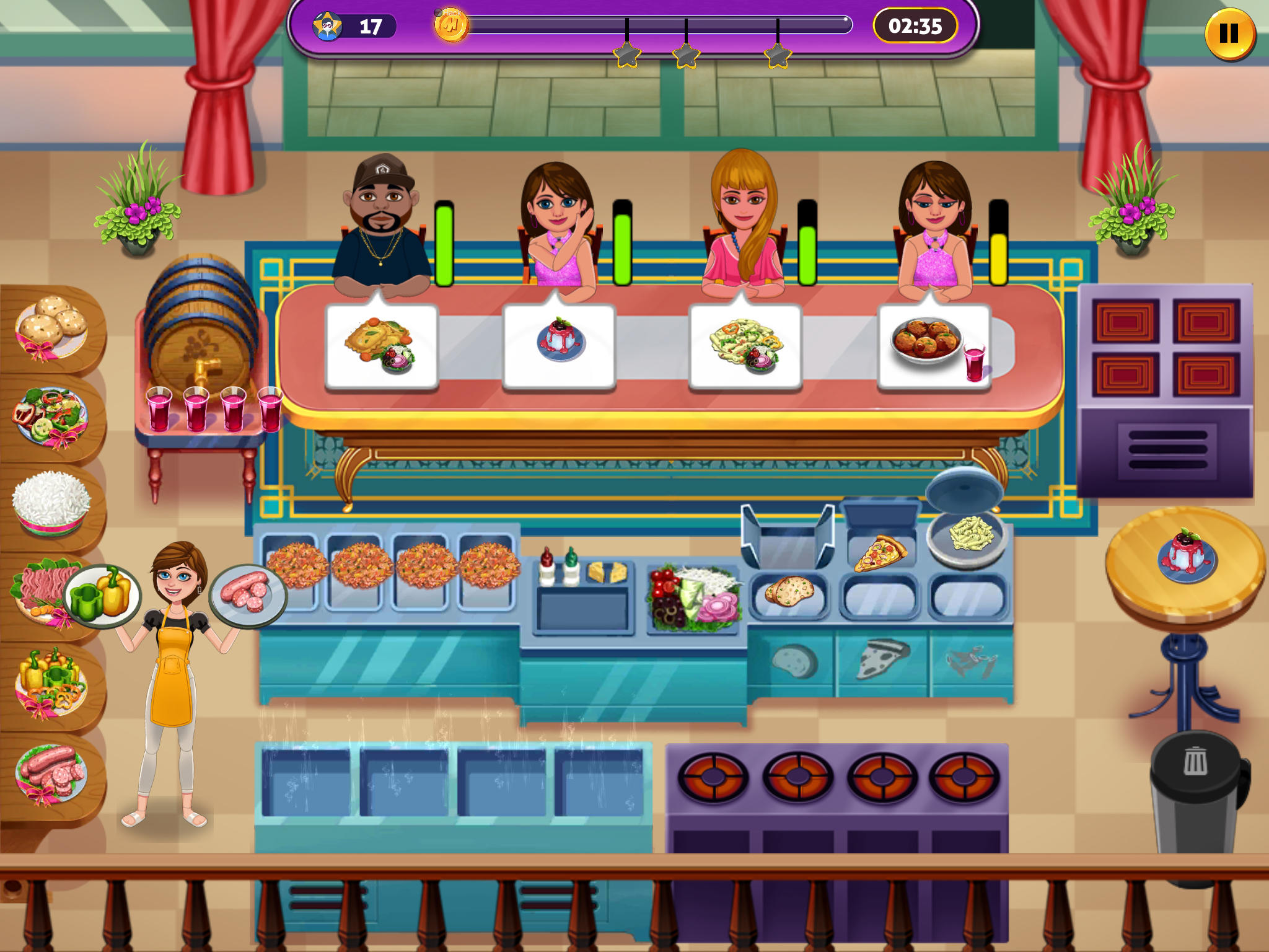 Screenshot of Celeb Chef: Cooking Star