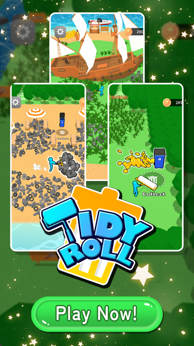 Tidy Roll : Cleaning Game Game Screenshot
