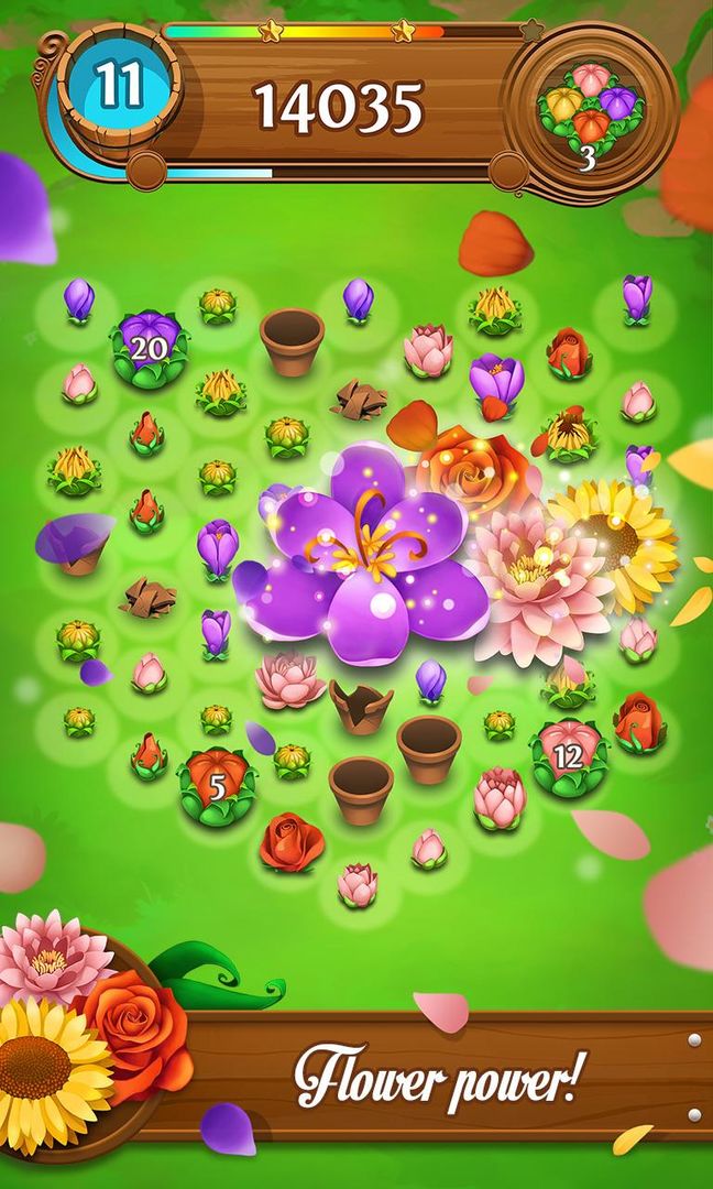 Blossom Blast Saga screenshot game