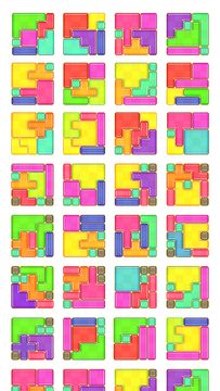 Fit Puzzle : PON! Game Screenshot