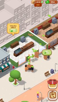Merge Restaurant Tycoon Game Screenshot